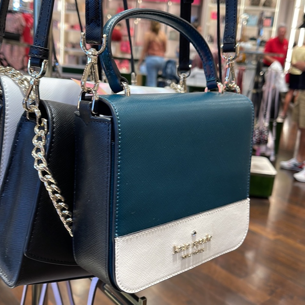 Kate Spade Staci Square Crossbody
Peacock Sapphire Multi - Picture 2 of 16